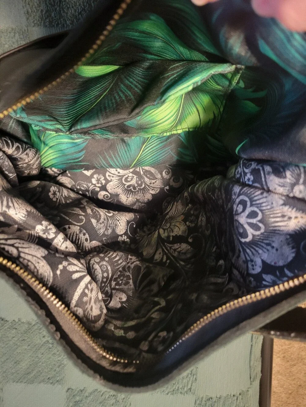 SWEETSMOKE BAGS CROSS/WINGS LEATHER HOBO